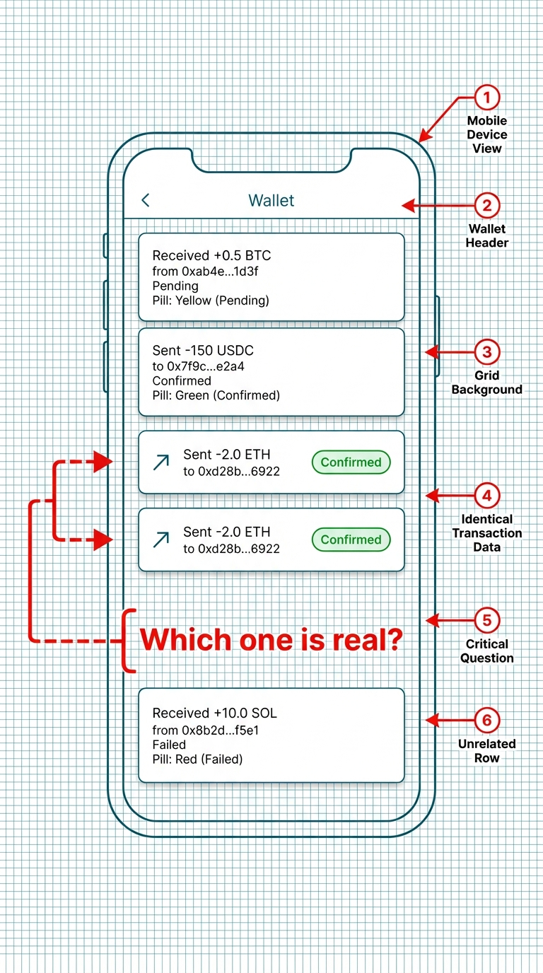 Wallet history
