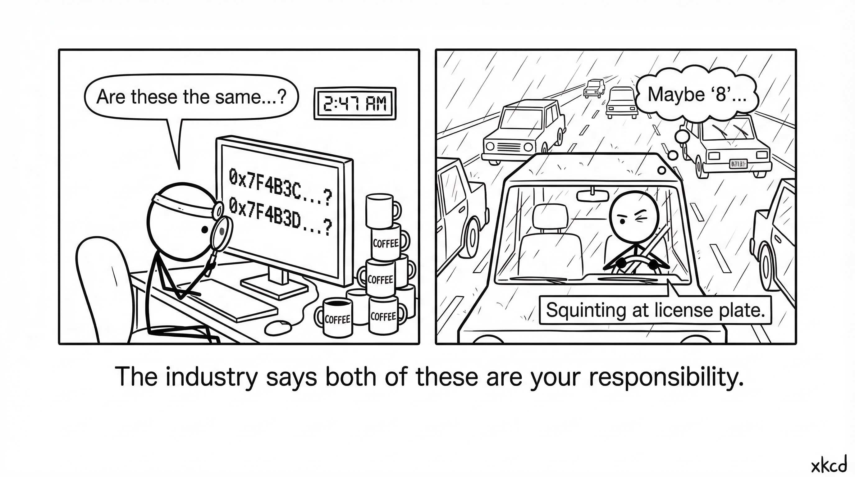 Blame the user