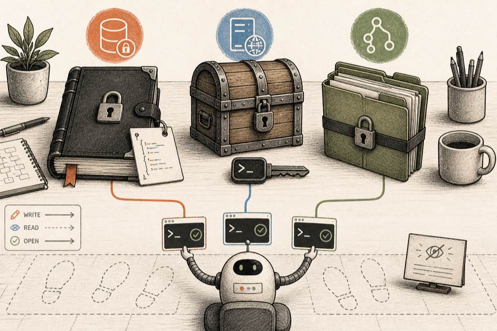 A local password vault can hold strings and files, but opening it does not necessarily create a read ledger